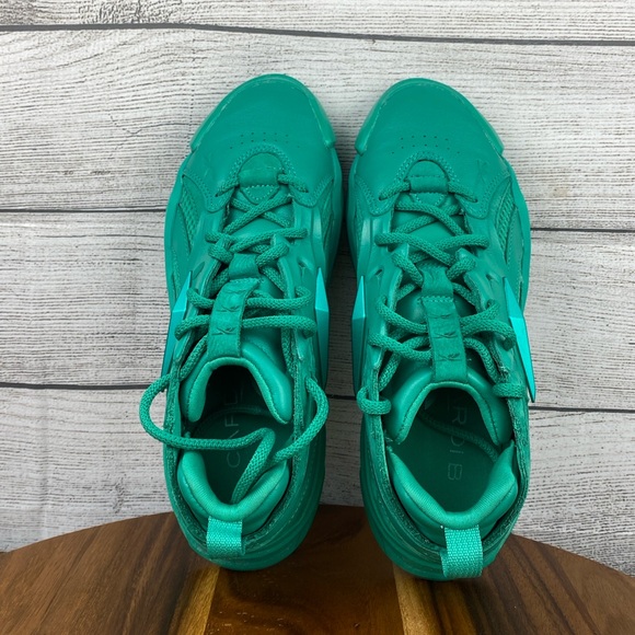 Reebok x Cardi B Club C V2 Emerald Green Sneakers Women’s Shoe Size 7.5 - Picture 10 of 12